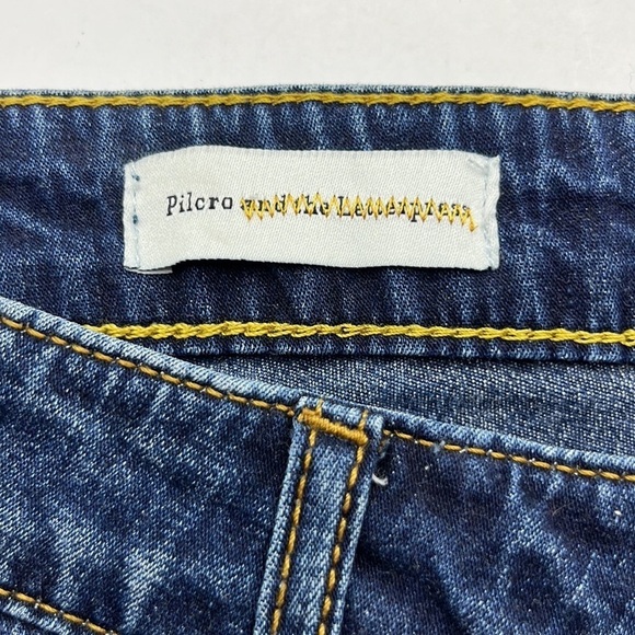 Pilcro And The Letterpress Anthropologie Low Rise Capri Bermuda Short Size 28 - Picture 8 of 16